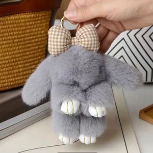 Bunny, fluffy keychain or bag charm 🐰🐇
